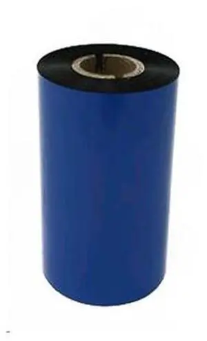 Brother 110mm (4.33in) Wide TT Wax/Resin Ribbon - Black - 1 Core w Notch - 300m/Roll - 12 Rolls  BSS1C300110