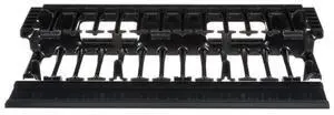 Panduit NMF2  NetManager HC Horizontal Single-Sided Manager - 2RU - Black - Includes Manager, cover, hardware kit  - ABS Body Material - PVC Cover Material
