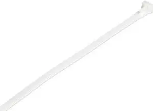 StarTech 8" Reusable Network Cable Ties 100pk White CBMZTRB8