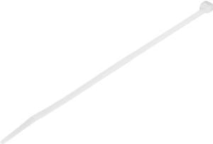 StarTech 1000 Pack 8" Large Nylon/Plastic Cable Zip Ties White CBMZT8NK