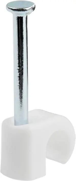 100 CABLE CLIPS W/ NAIL/CLAMPS/TACKS - M