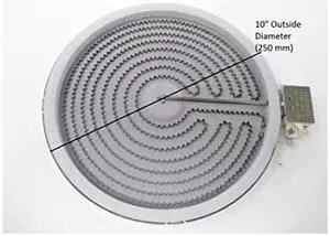 MEE62385101 10" Radiant Surface Heating Element 2500watt OEM Replacement Parts for LG Range/Stove/Ovens