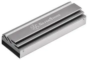 Silverstone Aluminum alloy M.2 SSD cooling Kit - Stainless steel base - Includes high efficiency thermal pad  TP04
