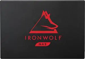 Seagate IronWolf 125 SSD 2TB NAS Internal Solid State Drive - 2.5 Inch SATA 6Gb/s Speeds of up to 560 MB/s, 0.7 DWPD Endurance and 24x7 Performance for Creative Pro and SMB/SME (ZA2000NM1A002)