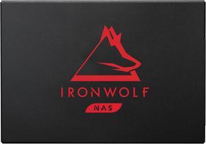 Seagate IronWolf 125 SSD 500GB NAS Internal Solid State Drive - 2.5 Inch SATA 6Gb/s Speeds of up to 560 MB/s, 0.7 DWPD Endurance and 24x7 Performance for Creative Pro and SMB/SME (ZA500NM1A002)