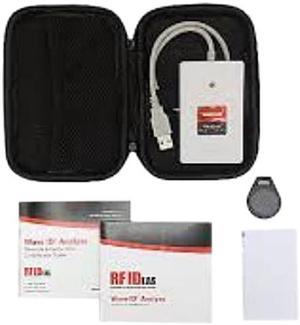 RFIDEAS WAVE ID ANALYZE KIT INCLUDES READER CARDREADER GUIDE QUICK START GUIDE HID PROX KEY FOB  ICASS ISO CARD