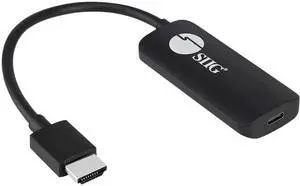 SIIG AC CBH21711S1 HDMI to USBC Port 4K 60Hz Converter Adapter OPP Bag SIIG AC CBH21711S1 HDMI to USBC Port 4K 60Hz Converter Adapter OPP Bag