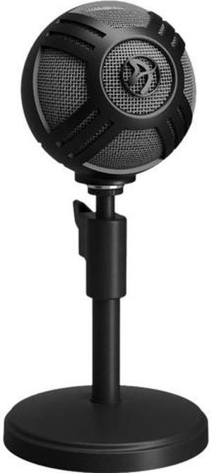 Arozzi Sfera Microphone (Black) - Cardioid Pattern, Boom Arm Compatible