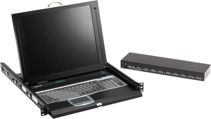 Black Box KVT417A-8UV-R2 ServTray 17" LCD Console Drawer with 8-Port VGA, USB KVM Switch Black Box KVT417A-8UV-R2 ServTray 17" LCD Console Drawer with 8-Port VGA, USB KVM Switch