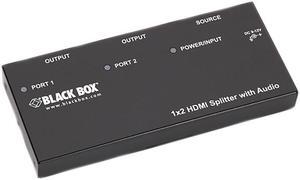 1 X 2 HDMI SPLITTER WITH AUDIO
