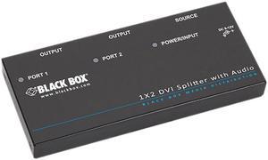 DVI-D SPLITTER WITH AUDIO & H