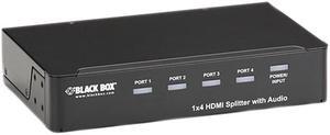 BLACK BOX AVSP-HDMI1X4 1 X 4 HDMI SPLITTER WITH AUDIO