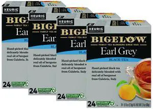 Bigelow 5000363675 Earl Grey Tea K-Cup Pack - 24/Box - 4 Box/Carton