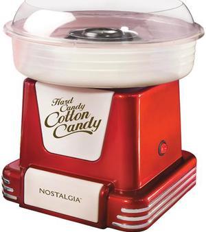 Nostalgia Electrics Red Sugar-Free Hard Candy Cotton Candy Maker