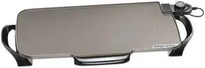 Presto 07062 22" Electric Griddle w/Removable Handles, Ceramic, Black