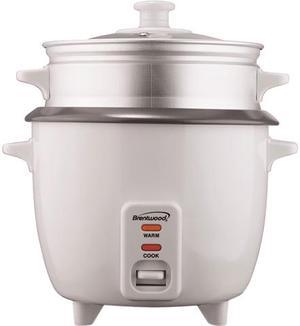IMUSA 3-Cup Non-Stick White Rice Cooker with Non-Stick Cooking Pot  GAU-00011 - The Home Depot
