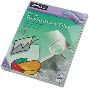 Apollo Write-On Transparency Film 100 SH/BX