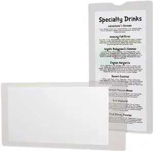 Oxford Utili-Jac Heavy-Duty Clear Plastic Envelopes, 4 X 9, 50/Box 65049