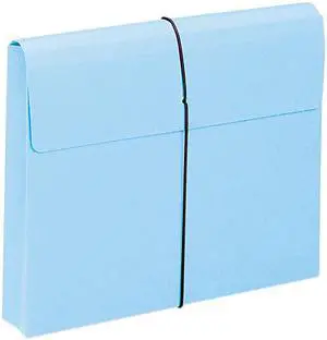 Smead 77203 Blue Expanding Wallets with Elastic Cord - 8.50" Width x 11" Length Sheet Size - 2" Expansion - Blue - 10 / Box, 1 Box Smead 77203 Blue Expanding Wallets with Elastic Cord - 8.50" Width x 11" Length Sheet Size - 2" Expansion - Blue - 10 / Box, 1 Box