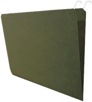 Ideastream FT07043 Hanging File Folders with Innovative Top Rail, Legal, Green, 20/Pack