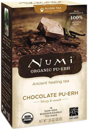 Numi Tea Organic Tea Chocolate Puerh 16/Box 10360