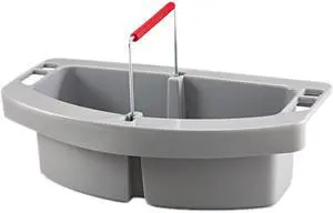 Rubbermaid Commercial Products RCP 2649 GRA Brute Maid Caddy 16X9X5 Holds Cleaing Supplies- Gray