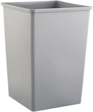 Rubbermaid Commercial Container,Sq 35 Gal,Gy 3958GRA