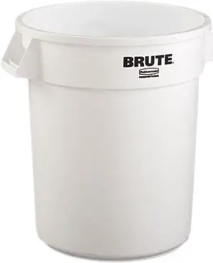 Rubbermaid RCP 2620 WHI Brute 20 Gallon Round Container - white