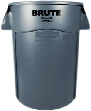 Rubbermaid - FG264360GRAY - Utility Container, 2643, 44 gal Capacity, Grey, 31.5 in. H Rubbermaid - FG264360GRAY - Utility Container, 2643, 44 gal Capacity, Grey, 31.5 in. H