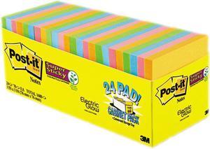 Post-it Pads in Marrakesh Colors 3 x 3 70-Sheet 24/Pack 65424SSANCP