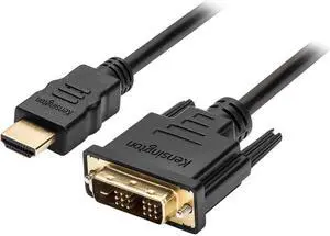 Kensington Hdmi (M) To Dvi-D (M) Passive Bi-Directional Cable 6Ft Kensington Hdmi (M) To Dvi-D (M) Passive Bi-Directional Cable 6Ft