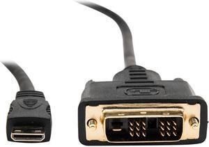Rocstor Premium 3ft Mini HDMI to DVI-D Cable M/M DVI/HDMI for Audio/Video Device