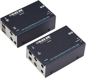 Black Box ACU5502A-R3 KVM Extender - Dual Head DVI-D, USB 2.0, Audio, Single-Access, CATx