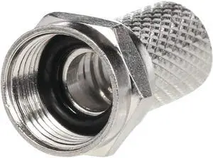 GE(R) 33616 RG6 Twist-on Coaxial Connectors, 2 pk