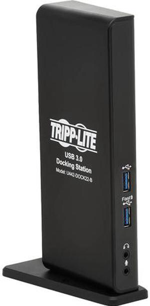 Tripp Lite U442-DOCK22-B Docking Station - for Notebook/Tablet/Smartphone - USB Type C, USB Type-A - 2 Displays Supported - 2560 x 1440, 1920 x 1200 - 4 x USB 2.0 - 6 x USB Type-A Ports - USB Type-A -