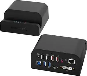 SABRENT Universal Laptop Docking Station with Stand for Tablets and Notebooks Supports PC (DS-RICA)