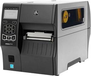 Zebra ZT410 4" Industrial Thermal Transfer Label Printer, LCD, 300 dpi, Serial, USB, 10/100 Ethernet, Bluetooth 2.1/MFi, USB Host, RFID UHF Encoder: US & Canada, EZPL - ZT41043-T0100A0Z