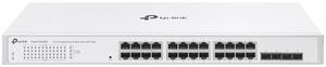 TP-Link Festa FS328G 28 Port Gigabit Smart Managed Network Switch - 24 RJ45 ports & 4 SFP slots, Free Cloud Access, Static Routing, Vlan, IGMP Snooping, rack-mountable, fanless, Does not work w/ Omada