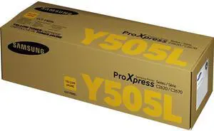 Samsung CLT-Y505L High Yield Toner Cartridge - Yellow