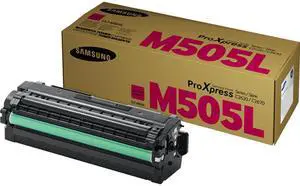 Samsung CLT-M505L High Yield Toner Cartridge - Magenta