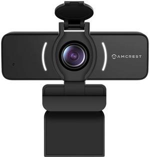 Amcrest 1080P Webcam with Microphone & Privacy Cover, Web Cam USB Camera, Computer HD Streaming Webcam for PC Desktop & Laptop w/Mic, Wide Angle Lens & Large Sensor for Superior Low Light (AWC205)