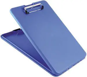 Saunders SlimMate Storage Clipboard 1/2" Clip Cap 8 1/2 x 11 Sheets Blue 00559