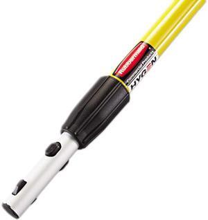 Rubbermaid Commercial HYGEN Quick-Connect Extension Handle 48-72" Yellow/Black