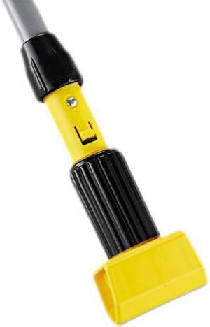 Rubbermaid Commercial Gripper Aluminum Mop Handle 1 1/8 dia x 60 Gray/Yellow H226