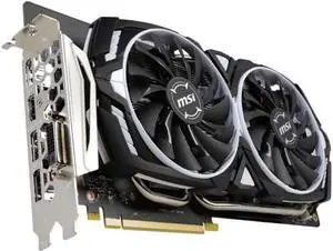 MSI GeForce GTX 1060  6GB DirectX 12 GTX 1060 ARMOR 6G OC 192-Bit GDDR5 PCI Express 3.0 x16 HDCP Ready ATX Video Graphics Card