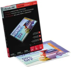 GBC HeatSeal Clear Premium Laminating Pouches - 50 EA/BX