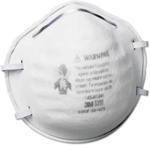 N95 Particle Respirator 8200 Mask, 20/Box