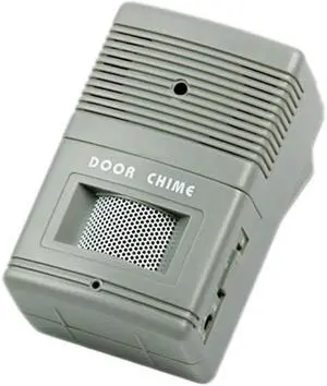 Tatco 15300 Visitor Arrival/Departure Chime, Battery Operated, 2-3/4w x 2d x 4-1/4h, Gray