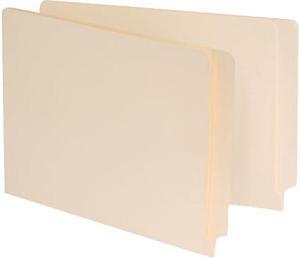 Manila Reinforced Shelf Folder, Letter, 100/Box