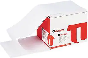 Computer Paper, 20Lb, 9-1/2 X 11, Letter Trim Perforation, White, 2300